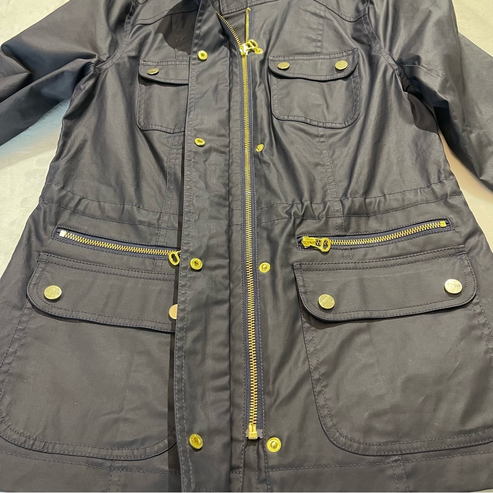 TOMMY HILFIGER SIZE SP Women's Black Utility Jacket - Picture 10 of 10